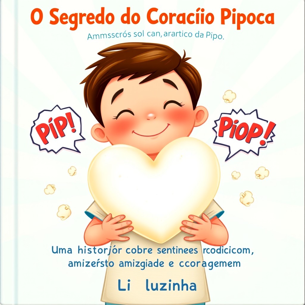 A colorful children's book cover featuring a smiling boy named Pipo with short brown hair, viewed from a semi-frontal angle