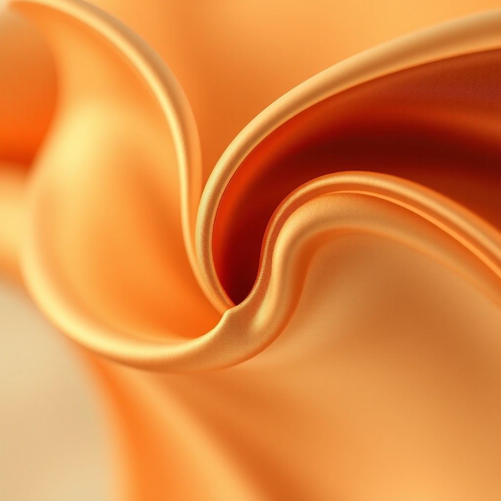 A close-up, artistic rendering of an abstract form that conveys beauty and elegance, featuring soft curves and flowing shapes