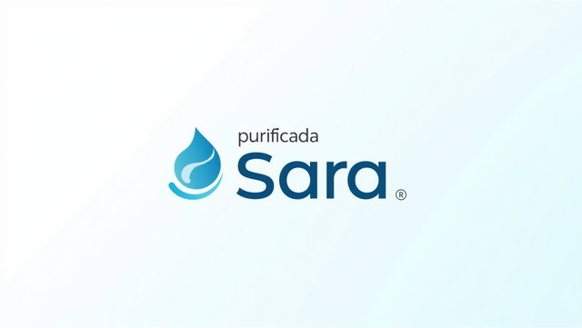 A sleek and modern logo design for a purified water vending machine, conveying qualities of quality, purity, and trustworthiness to the consumer