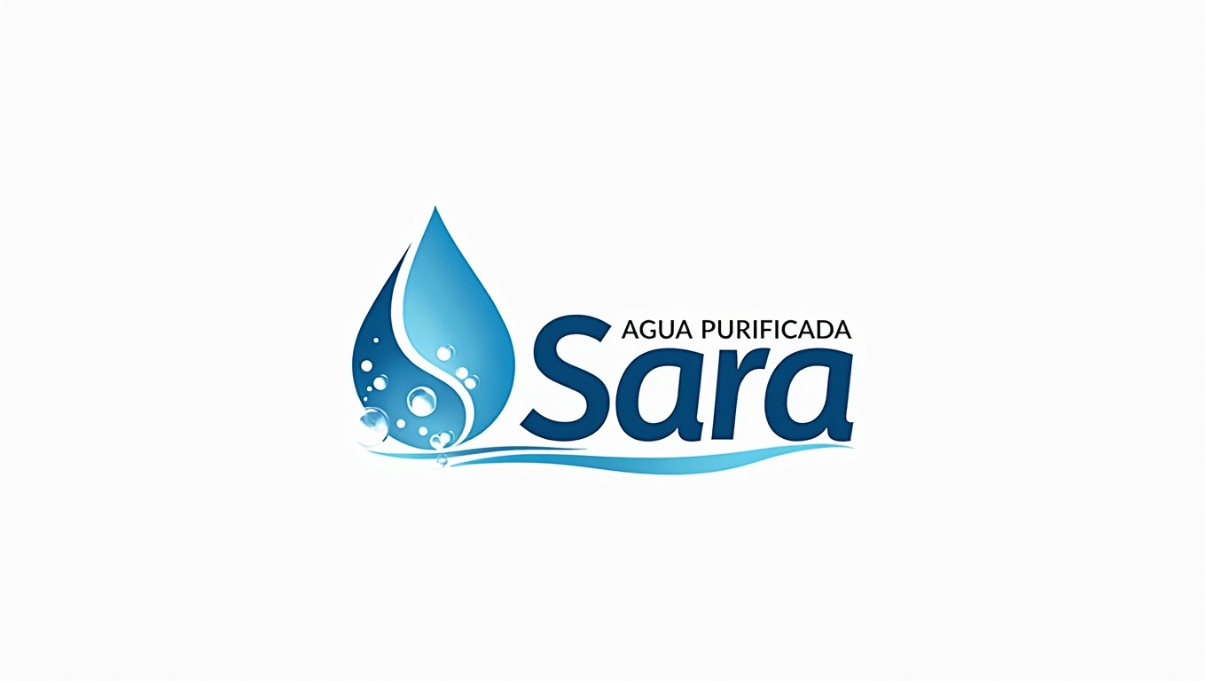 A logo design for a purified water vending machine that conveys quality, purity, and consumer trust