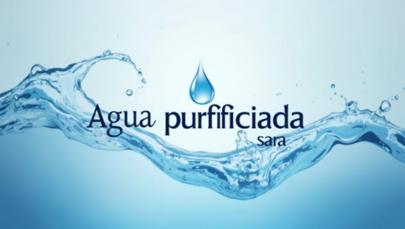 A sophisticated logo design for a purified water vending machine that conveys quality, purity, and trust to consumers