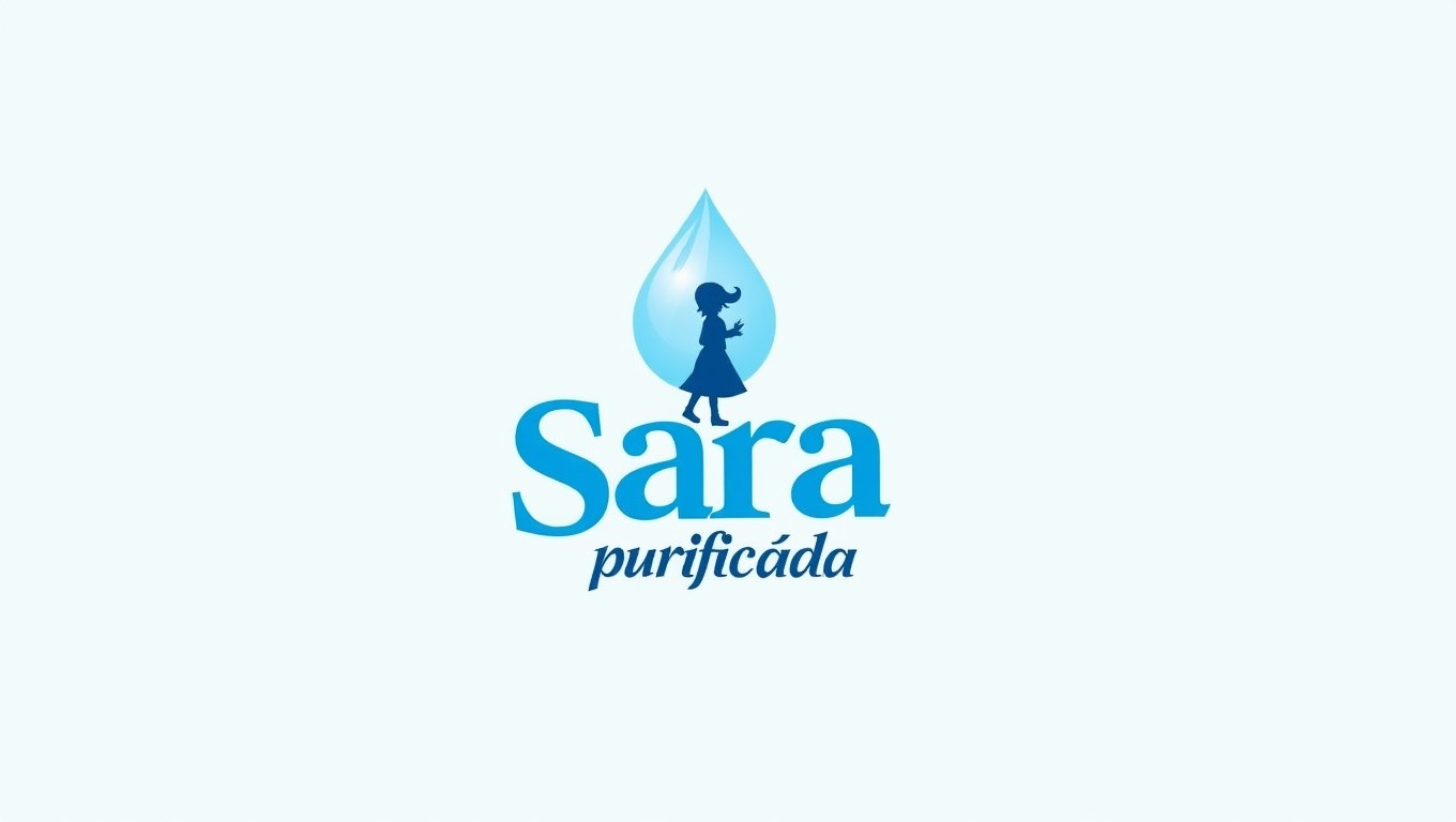 A creative logo design for a purified water vending machine that symbolizes quality, purity, and trust