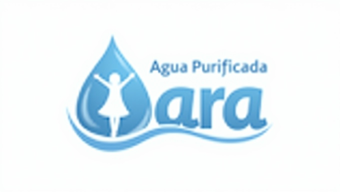 An imaginative logo design for a purified water vending machine that symbolizes quality, purity, and consumer trust