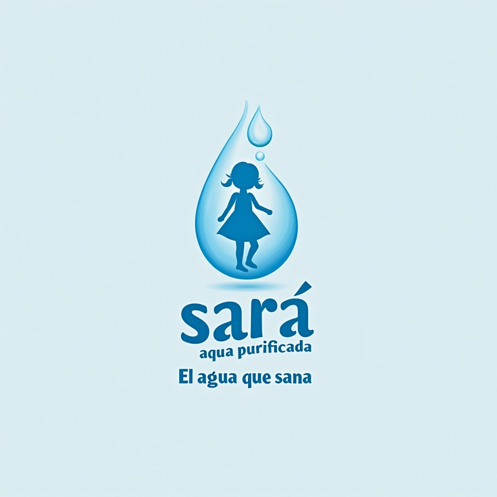 An engaging logo design for a purified water vending machine that emphasizes quality, purity, and consumer trust