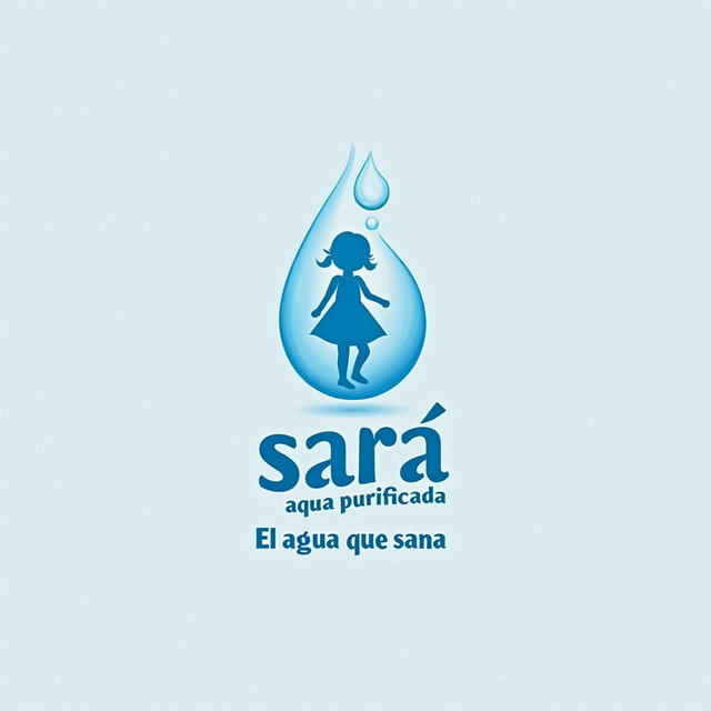 An engaging logo design for a purified water vending machine that emphasizes quality, purity, and consumer trust