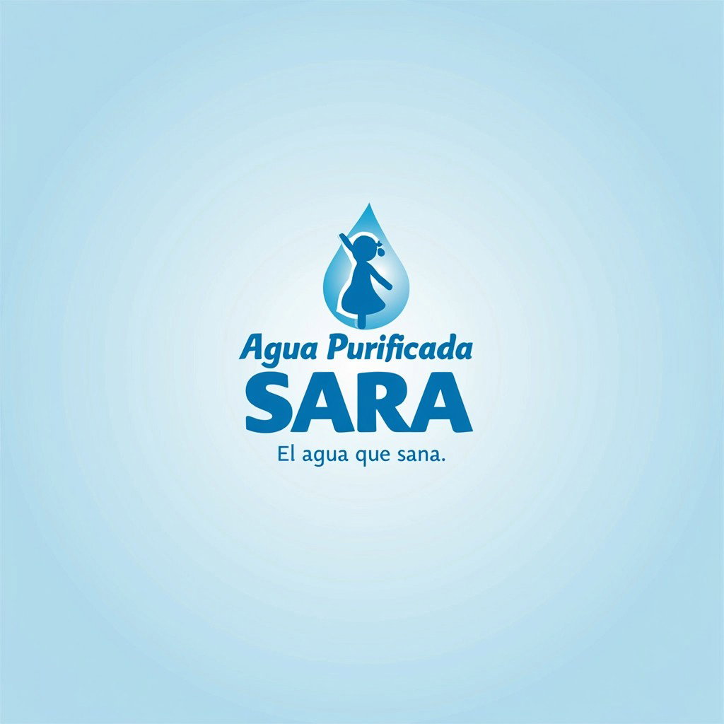 A visually appealing logo design for a purified water vending machine that embodies the concepts of quality, purity, and consumer trust