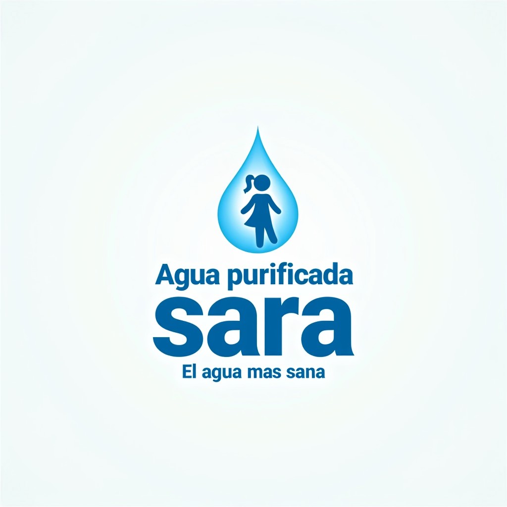 A visually appealing logo design for a purified water vending machine that conveys quality, purity, and trust to consumers