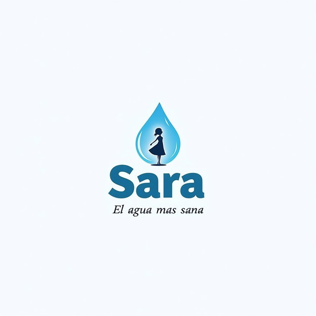 A logo design for a purified water vending machine that conveys a sense of quality, purity, and trust to consumers