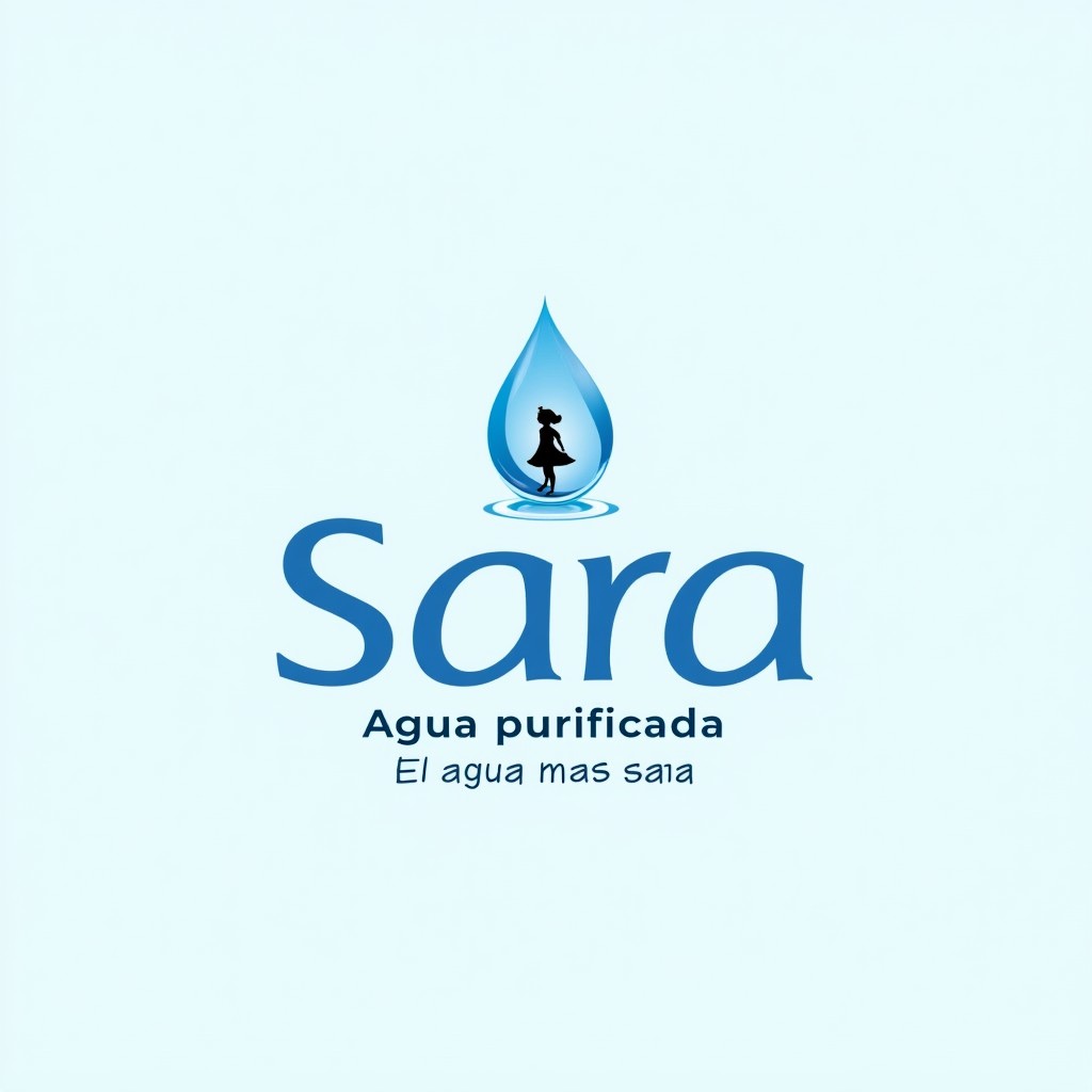 A visually appealing logo design for a purified water vending machine that embodies quality, purity, and trustworthiness for consumers