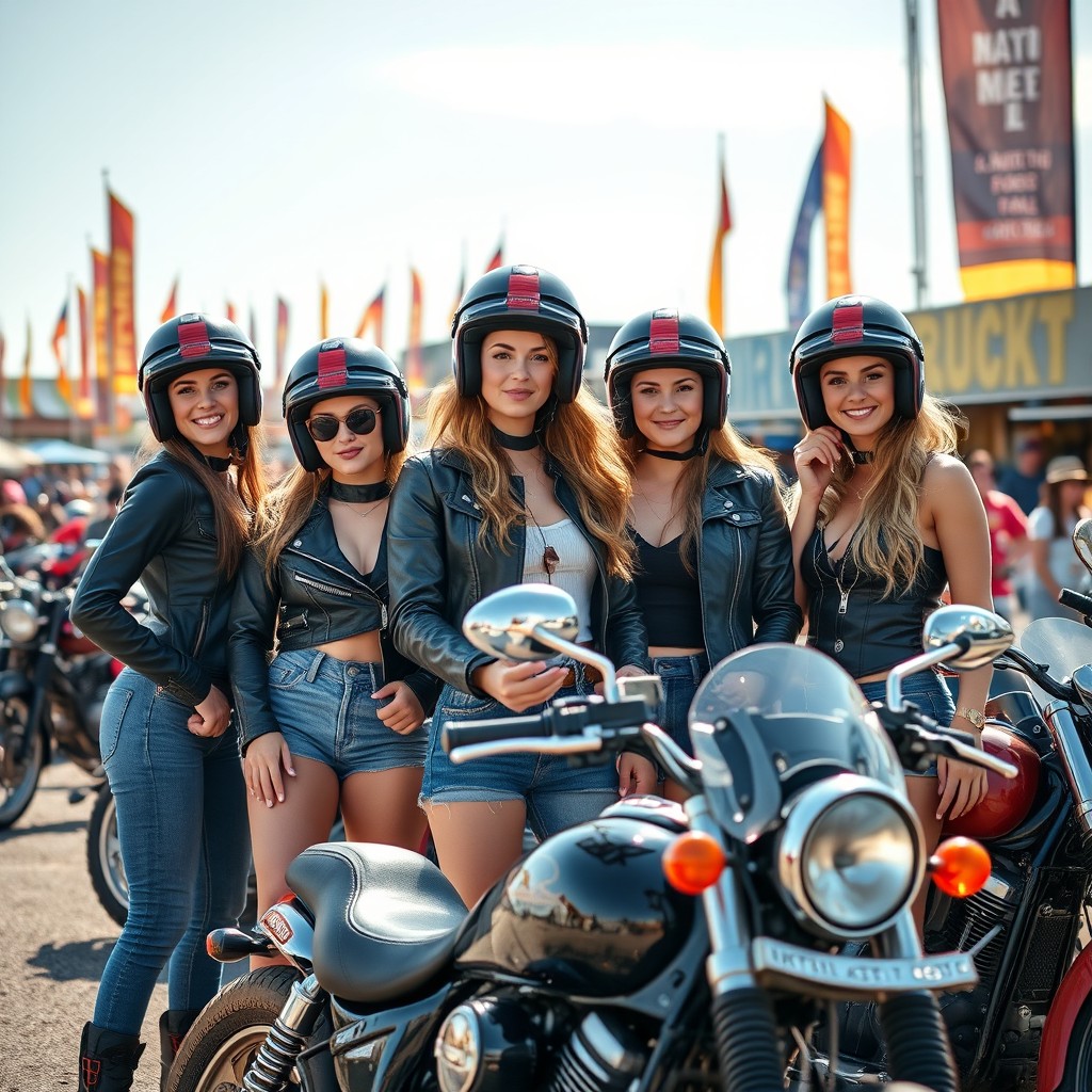Empowered & Stylish: Women at the Motorcycle Rally