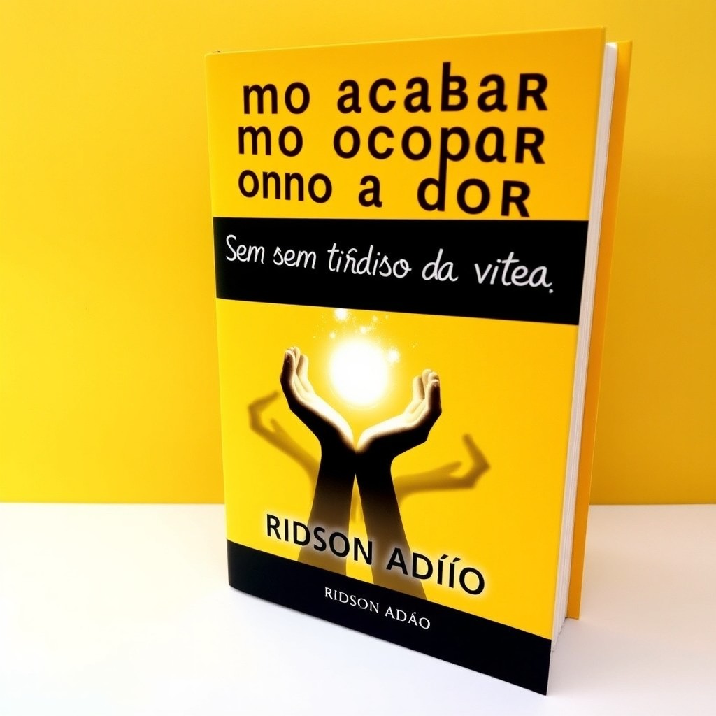 A striking book cover in vibrant yellow, bold black, and crisp white color scheme