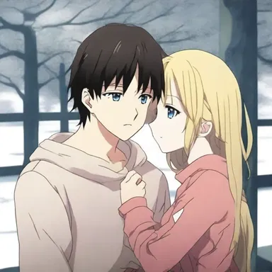The heart-wrenching scene in the anime made me cry as the main character's love interest broke his heart.