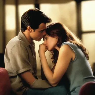 The romantic movie depicted the devastating moment when the protagonist's true love broke her heart by choosing someone else.