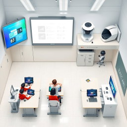 Futuristic Classroom: Where Education Meets Technology