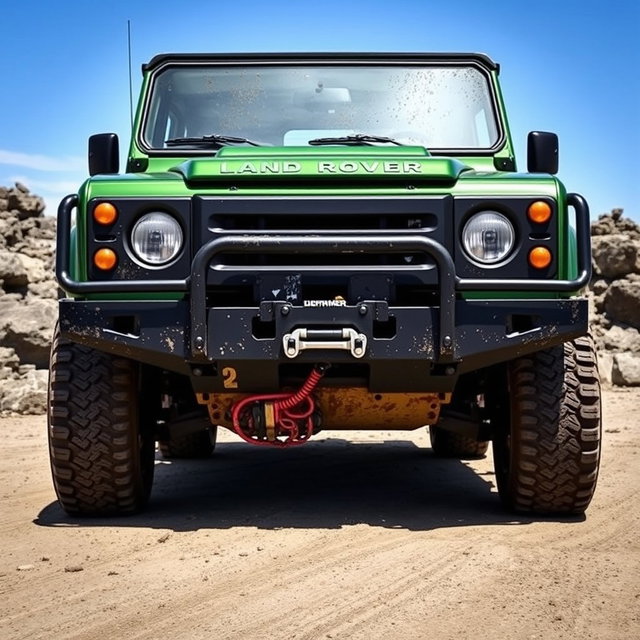 Unique Land Rover Defender with Hummer H3 Front | Rugged Meets Stylish