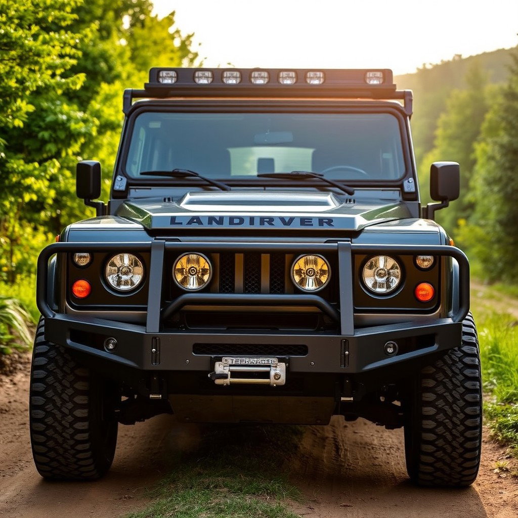 Unique Land Rover Defender with Hummer H3 Front | Rugged Meets Stylish