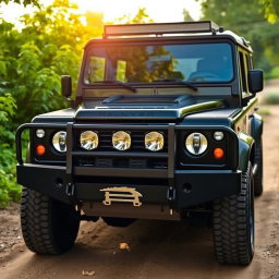 Unique Land Rover Defender with Hummer H3 Front | Rugged Meets Stylish