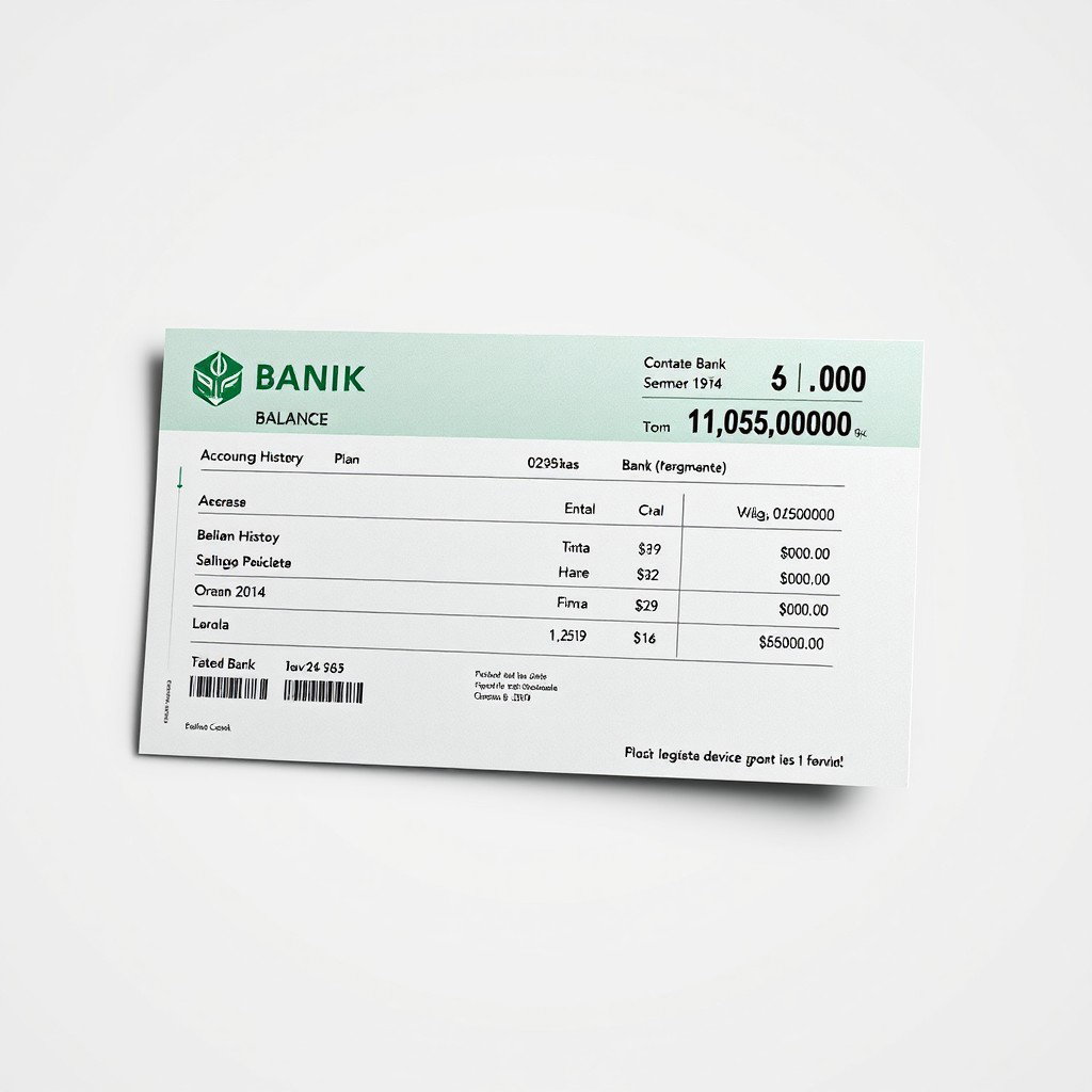 Get Real: Your Bank Account Statement Awaits