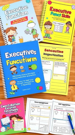 A series of colorful and engaging workbooks tailored for children to enhance their executive functioning skills
