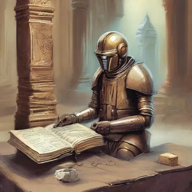 In the science fiction novel, the protagonist discovers an ancient artifact and sells it to a collector for a substantial write-down.