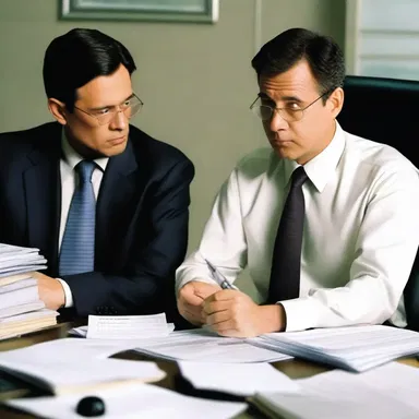 In the movie, the main character is an accountant who uncovers fraudulent write-downs of assets by the company's CFO.