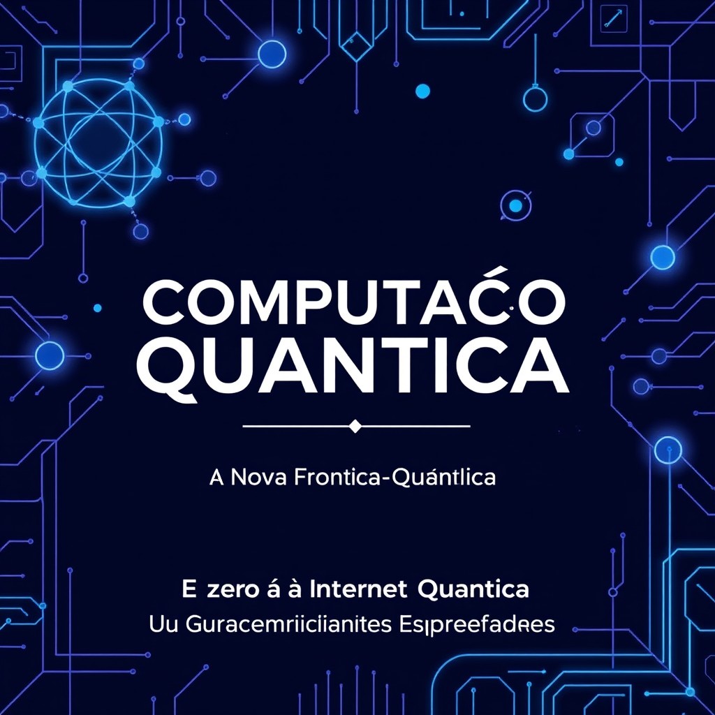 A professional and modern eBook cover focused on quantum computing