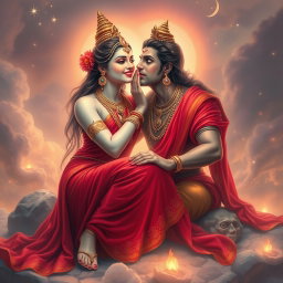 A beautiful, ethereal scene depicting a divine goddess with glowing milk-hued skin