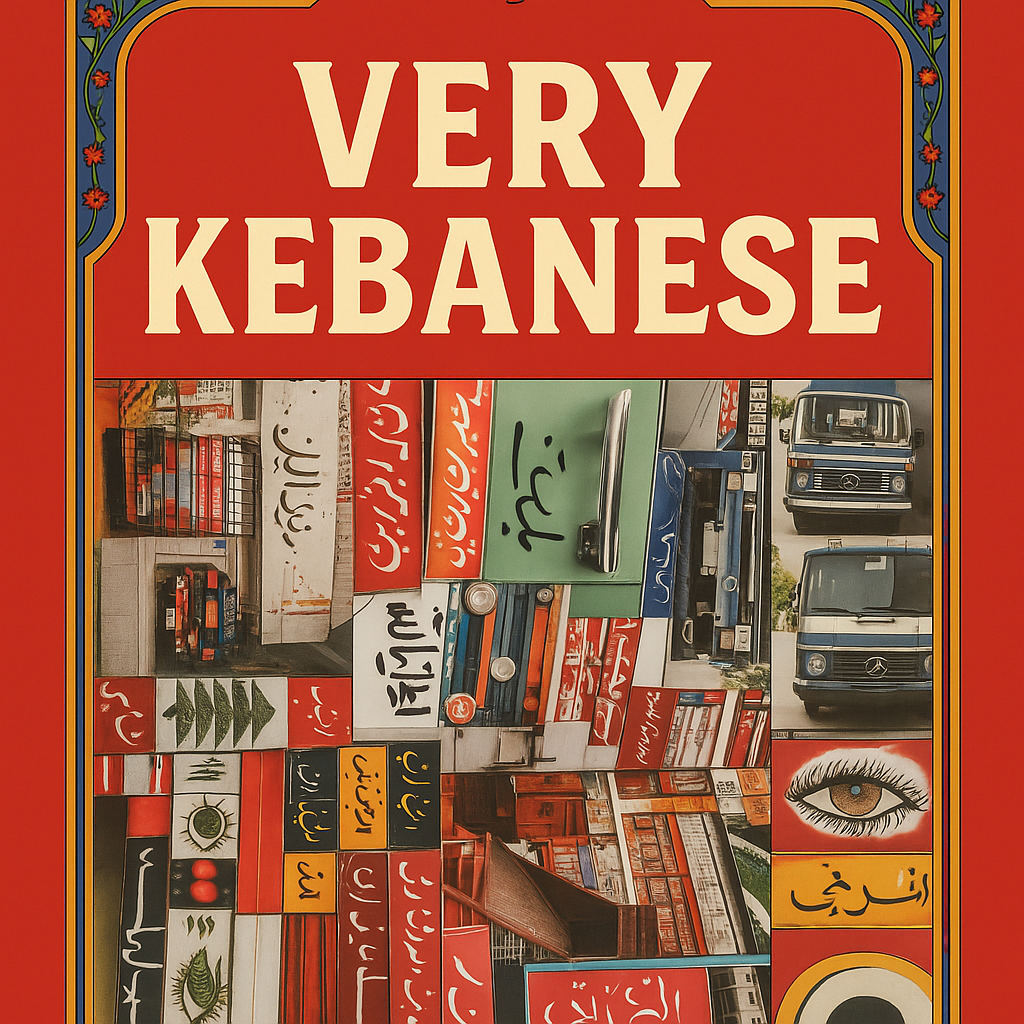 Create a photo backdrop using both images with a bit of a mexican vibe and lebanese vibe as well. Don’t forget the very kebanese