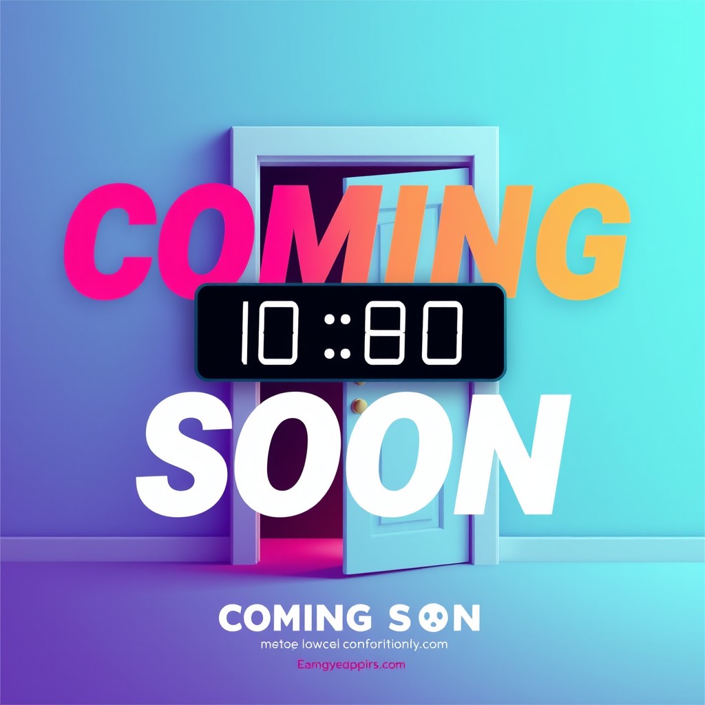 A visually appealing Instagram post design featuring a 'Coming Soon' slogan