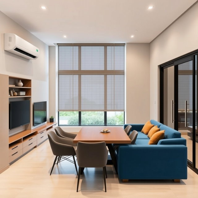 Sleek 4x6 Meter Dining Room Design