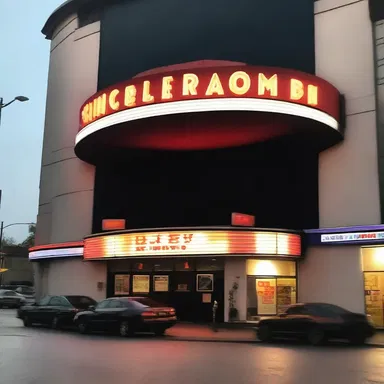 On a weeknight, my friends and I went to the cinema to catch the latest action movie.