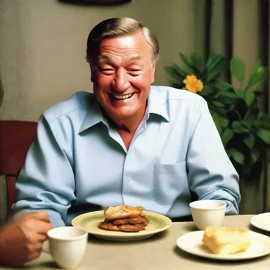 To lighten the mood on a weeknight, my dad always tells a funny joke at the dinner table.