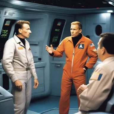 The captain of the spaceship issued a rebuke to the crew member who had disobeyed orders during their mission.