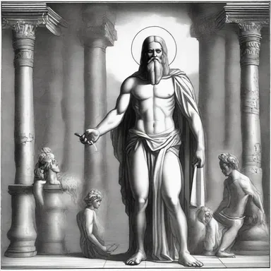 In the ancient myth, the god of medicine was known for his ability to inoculate humans against deadly diseases.