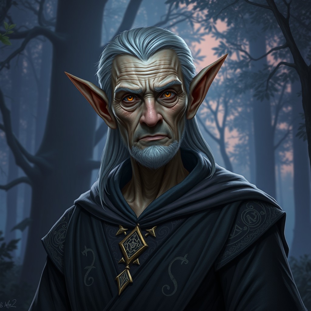 Wise Elf: A Glimpse into the Enchanted Woods