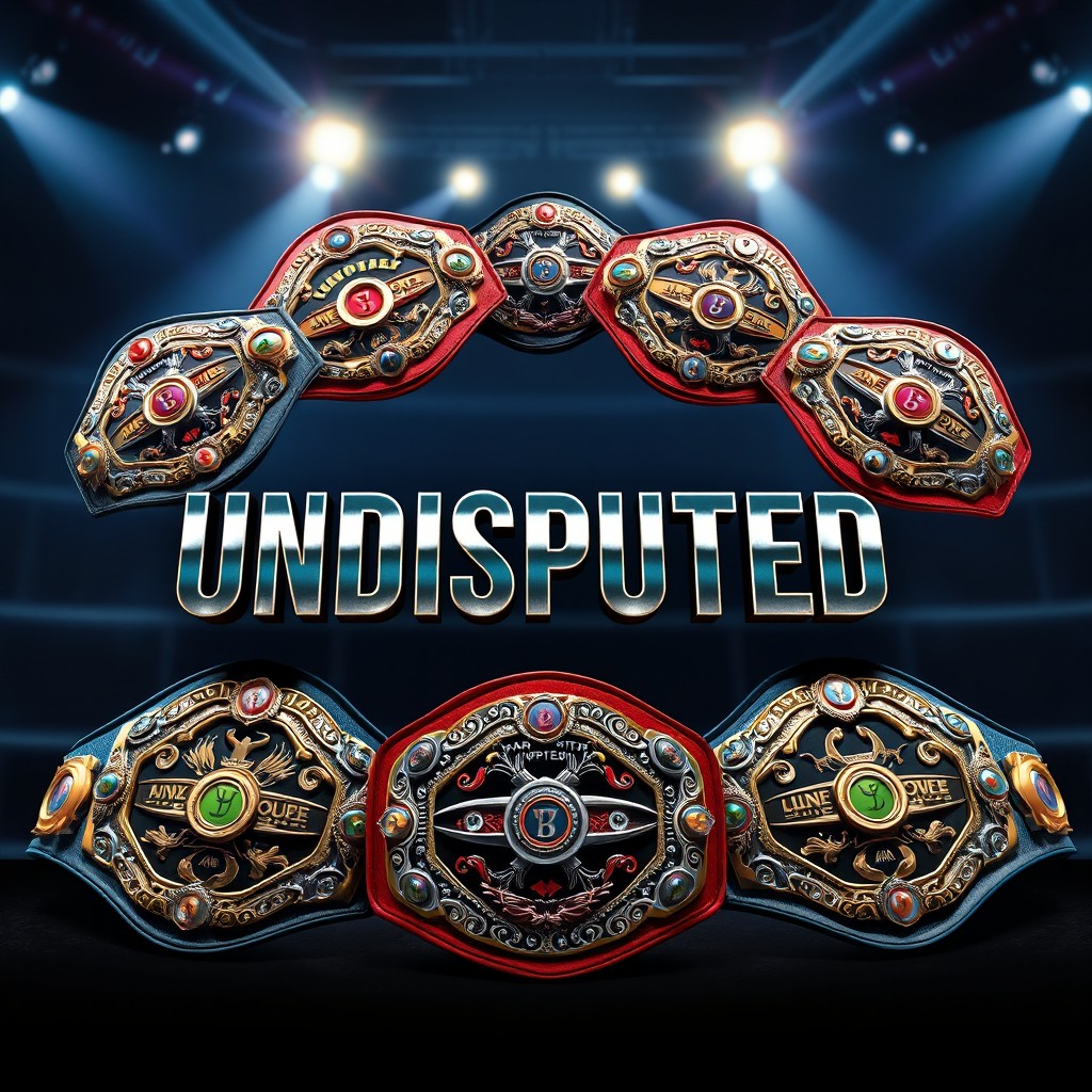 The word 'UNDISPUTED' emblazoned in bold, metallic lettering in the center of the image
