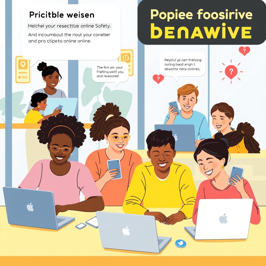 Embrace Positivity: Internet Behavior Illustrated