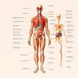 Master the Human Body: Detailed Anatomical Illustration