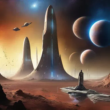 In the interminably vast universe, futuristic civilizations exist and explore far-flung galaxies.