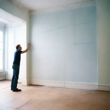 The architect used tailor's chalk to make temporary marks on the blueprint to indicate where the walls should be placed.