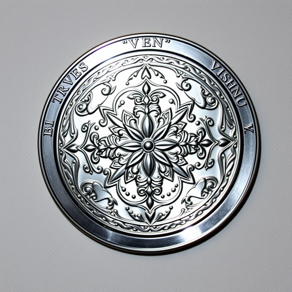 Artistic Engraved Coin: A Symbol of Connection