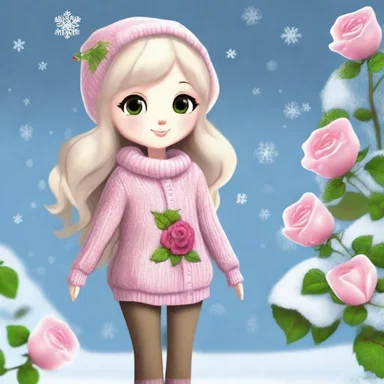 Why did the winter rose wear a sweater? Because it didn't want to catch a cold!