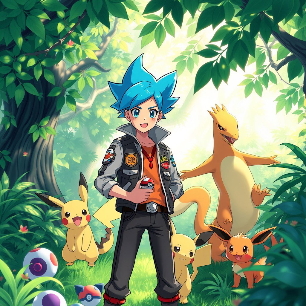 Become a Pokémon Trainer: Explore the Vibrant Forest!