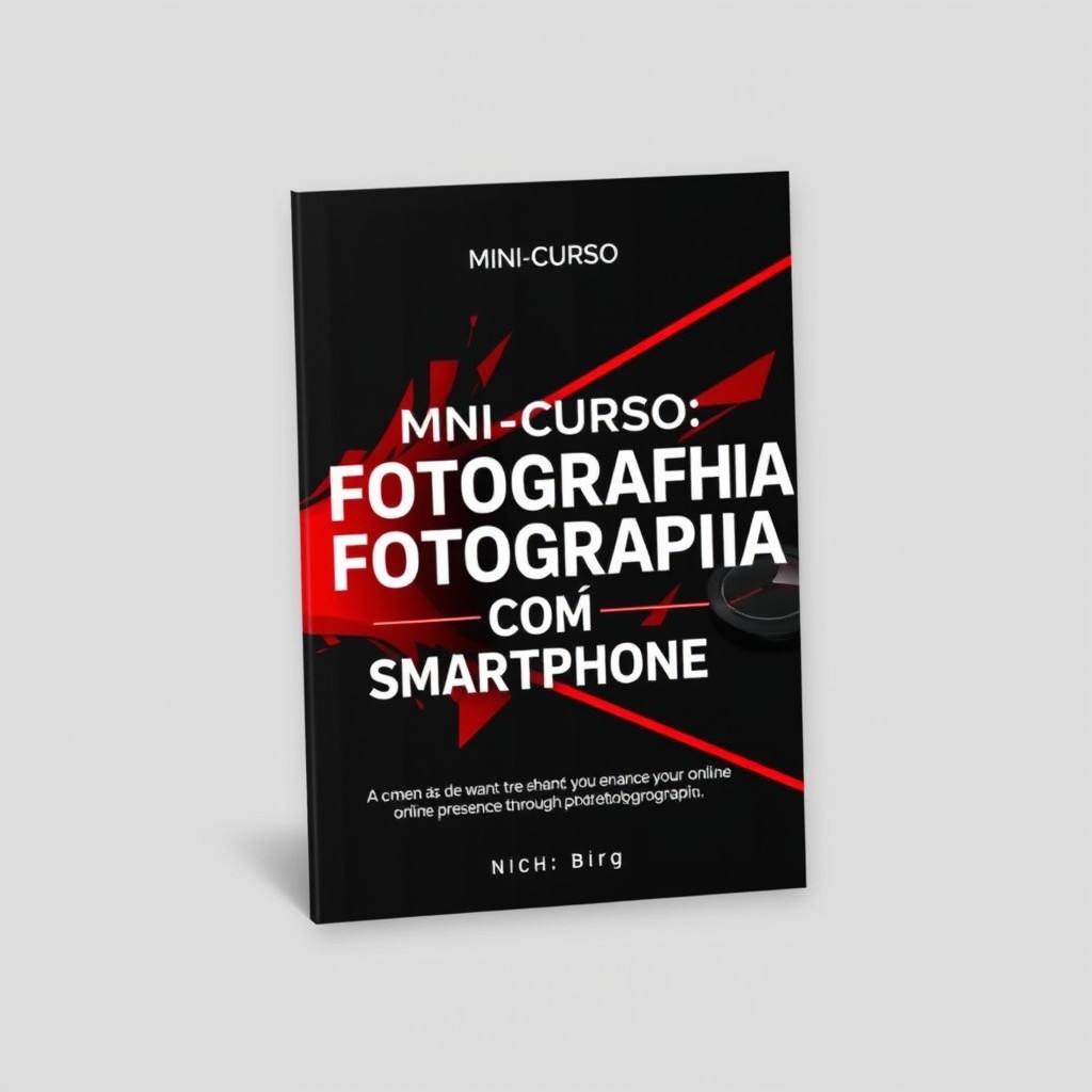 A modern e-book cover design featuring a sleek black and red color scheme