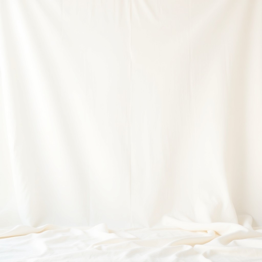 A serene and airy background in soft light tones, perfect for showcasing a quilt organizer