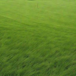 A luscious expanse of fresh, green grass