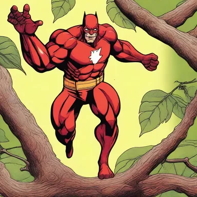 The superhero's sidekick possesses a special power derived from the cascara bark.