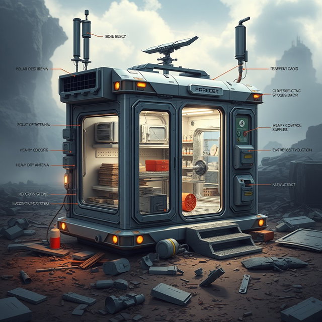 Compact Disaster-Proof Communication Pod