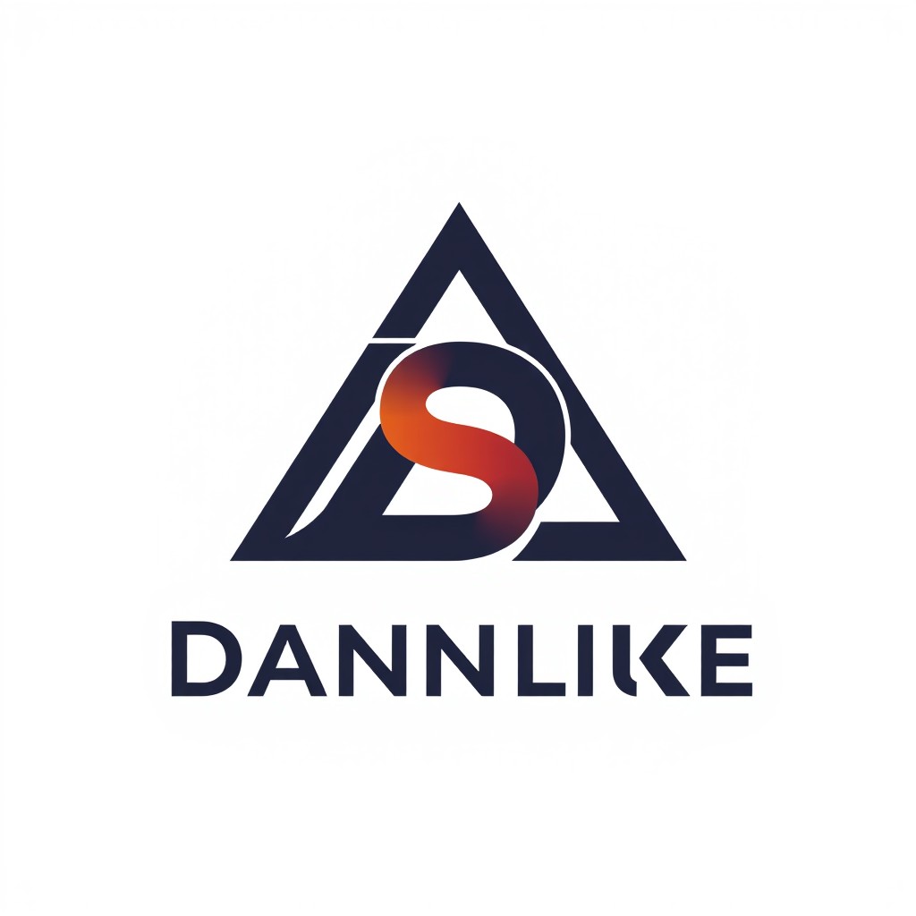 A modern, sleek logo design featuring a triangle as the primary shape