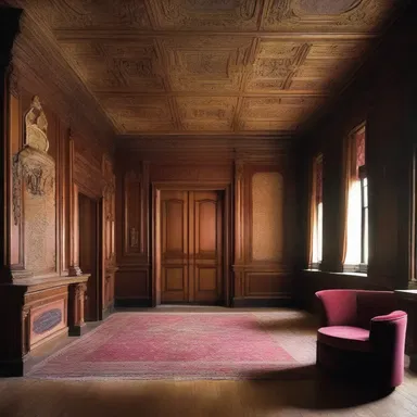The secret chamber hidden in the subterraneous level of the mansion was an architectural masterpiece.